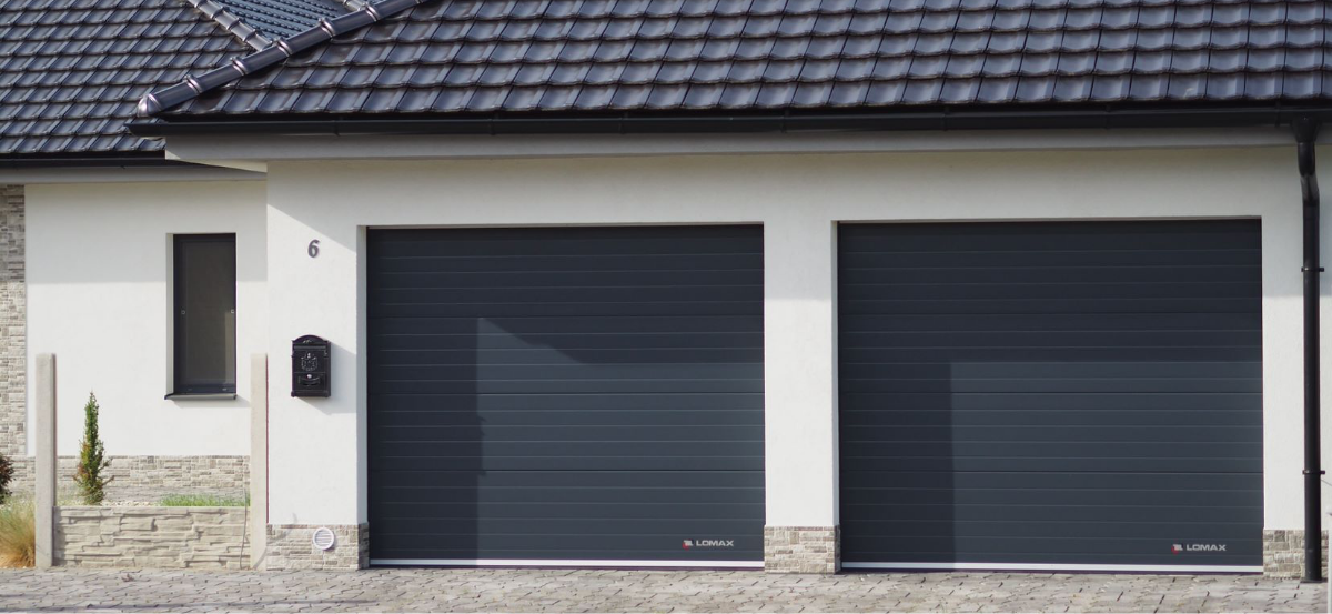 Sectional garage doors made to measure