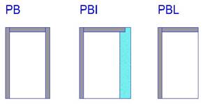 Basic Purenit box designs: PB, PBI and PBL.