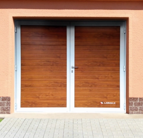 LOMAX double-leaf garage doors