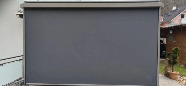 Examples of screen roller shutters