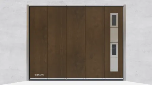 LOMAX sliding doors – Stainless steel 301