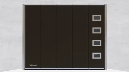 LOMAX sliding doors – Stainless steel 305