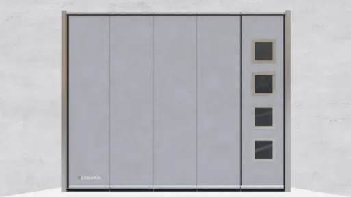 LOMAX sliding doors – Stainless steel 309