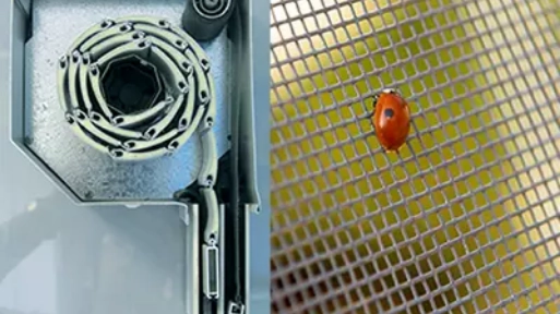 Integrated roller shutter insect net LOMAX accessory