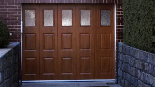 Cassette window garage door